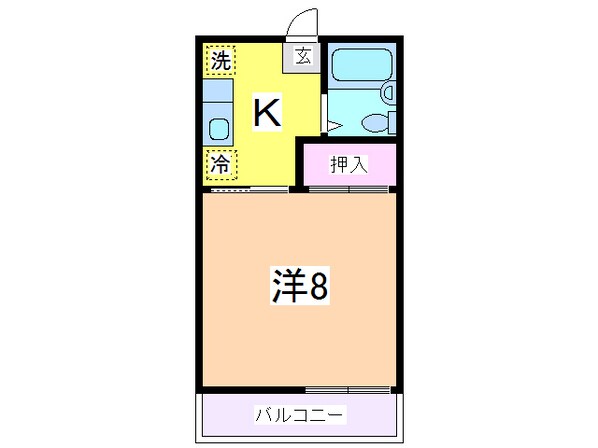 アーバンハイツの物件間取画像